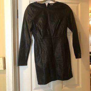 Leather Missguided Dress